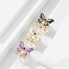 Nuevo Anillo/Pañuelo Decorativo de Moda de Nicho con Hebilla Adornada con Mariposas y Pedrería, Accesorios Versátiles de Moda de Lujo Ligero al por Mayor