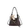 Bolsa Tote de Ombro Casual Grande Capacidade Estilo Coreano para Mulheres, Novo Modelo 2026, Bolsa Pequena Simples Tendência de Ombro