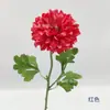 Lótus de Orvalho de Mil Poses de Duas Cabeças em Haste Única Lótus de Orvalho Artificial Decoração de Sala de Estar Arranjo de Atmosfera de Shopping Decoração de Vitrine Colocação