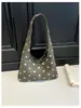 Bolso tote de ante con lunares de alta gama transfronterizo para mujer, nueva colección otoño/invierno 2026, bolso de hombro versátil y de gran capacidad para el trabajo