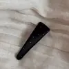Pinza para el pelo de lunares blancos y negros estilo coreano, pinza BB de satén elegante y exquisita, pinza versátil para flequillo lateral, accesorio para el cabello