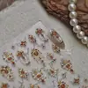 Tomoni&Não Perca os Adesivos de Unha Gilt Novos Adesivos de Unha Chinoiserie Estilo Luxo Acessível Material para Joias Colar de Geléia