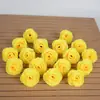 Flores de rosa artificiais, flores artificiais feitas à mão, acessórios DIY, cabeças de flores artificiais, materiais florais, acessórios de cabelo para casamento, decoração de casa