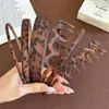 Diadema de Acrílico Otoño e Invierno Lujo Ligero Accesorio para el Cabello Antideslizante Adelgazante Facial Pinza para el Cabello para Mujeres Día del Niño