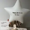 Globo de Película de Aluminio de Cinco Estrellas Oversized para Instagram, Decoración de Escenario de Cumpleaños Infantil, Accesorios para Fotos, Diseño de Fondo
