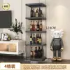 Rack de Armazenamento de Gabinete de Vinho de Mesa Doméstico Pequeno Mini Transparente Gabinete de Exibição de Vinho Sala de Estar Parede Pequeno Rack de Vinho