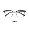 Gafas de Montura con Textura Simple y Moderna Estilo Business Casual Patillas Flexibles No Aprietan la Cara Soporta Lentes Graduados Danyang Venta al por Mayor