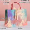 Arte abstrata pintura a óleo saco de presente loja de roupas loja de moda feminina cyber celebridade saco de papel bolsa de férias aniversário saco de papel