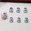 Accesorios Populares para Uñas de Dibujos Animados Bubble Mart Sp Bebé Durmiendo Rhinestone de Resina 3D Accesorios para Uñas Portátiles Accesorios de Decoración para Uñas