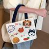 Bolso de Lona de Moda para Mujer 2026 Nuevo Modelo Bolso Tote Bolsa para Lonchera Minibolsa de Mano Bolsa para Almuerzo de Estudiante y Viajero al por Mayor