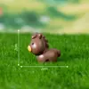 Micro-Paisaje de Musgo Creativo Lindo Animalitos Rana Patito Amarillo Figuras Decoraciones Miniatura Mini Adornos