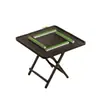 Mesa Cuadrada Plegable Simple para Ajedrez y Cartas para Uso en Casa, Mesa de Mahjong Cuadrada, Mesa Portátil de Entretenimiento para Exteriores, No Requiere Almacenamiento, Lista para Entrega