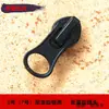 Tirador de cremallera negro engrosado con tapeta inversa, cabeza de cremallera inversa, cremallera de nailon inversa, tirador de cremallera impermeable para ropa.
