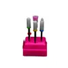 Juego de 7 cabezales de pulido de uñas de cerámica, juego de cabezales para eliminar piel muerta y pulido de manicura, accesorios universales para máquina pulidora eléctrica