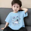 2026 Verano Dibujos Animados Anime Estampados Tops Camiseta Delgada de Cuello Redondo para Niños Ropa Infantil Camiseta de Manga Corta Estilo Coreano para Niños