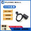 Accesorios para excavadora adecuados para Hitachi, válvula solenoide de avance rápido y lento, bobina, orificio interior 14, altura 47, bobina electromagnética