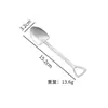 304 Stainless Steel Spoon Net Red Household Creative Spade Spoon Gold Plated Spoon Mixing Spoon Sobremesa Melancia Spoon Sopa Spoon