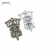 YuenZ Accesorios para joyería DIY Colgante de calavera de motocicleta Colgante pequeño de aleación retro Caliente F17