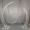 Arte de Hierro para Bodas Cuerno de Toro Cuerno de Oveja Flor de Cuerno Marco de Arco Varios Estilos Decoración Curva Soporte de Flores para Exteriores