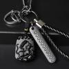 Atacado Obsidian Zodiac Chaveiro Pingente Masculino e Feminino Produtos Automotivos Anti-perdido Chaveiro Jóias Criativas