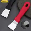 Raspador de Limpeza de Aço Inoxidável para Gelo, Geada, Poeira e Sujeira; Raspador de Fundo de Panela para Remover Gordura; Ferramenta de limpeza de cozinha