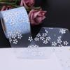 Cinturón de Malla de Flor de Ciruelo Pequeño Dorado Estampado de 6 cm diy Accesorios para el Cabello Material de Lazo Accesorios de Cinta Accesorios