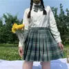 2024 nueva colección japonesa uniforme JK falda a cuadros traje de manga corta para mujer falda plisada uniforme escolar jk para estudiante venta al por mayor generación