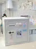 Gabinete de Almacenamiento con Cerradura Oficina Hogar Caja Fuerte Pequeña Archivador de Escritorio Metal Contraseña Almacenamiento de Teléfono Móvil para Estudiante