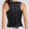 Espartilador Europeu e Americano Transfronteiriço com Ajuste na Cintura, Alças Vintage, Peça Modeladora, Cinto para Controle da Barriga, Espartilador Justo com Cadarço