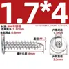 Tornillos Autorroscantes de Acero Inoxidable 304 Hexagonales Invertidos Cabeza Plana Grande Cabeza Delgada Tornillos para Muebles M2M3M4M5-M8