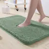 Precio Especial Remate Grueso Corto y Largo Felpa Alfombrilla Absorbente de Agua para Baño Sencilla Alfombrilla para Puerta de Baño Absorbente Secado Rápido