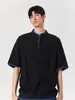 Verão 2026 Nova Marca Masculina Tendência Estilo de Design Estilo Americano Gola Redonda Manga Curta Camiseta Moda Versátil Solta Top