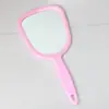 Espejo de Mano, Espejo de una Cara, Cuadrado, Marco de Plástico Simple, Espejo de Maquillaje Portátil, Especializado para Uso de Maquillaje