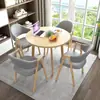 Uma breve discussão sobre combinação de mesa e cadeira cafeteria mesa redonda escritório lazer pequeno apartamento mesa de jantar casa nórdica