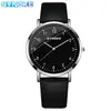 Reloj de cuarzo SYNOKE moda negocios hombres casual correa simple aleación reloj de hombre luminoso diseño impermeable