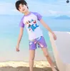 Oferta por Tiempo Limitado Tela de Poliéster Traje de Baño de Dos Piezas para Niños Medianos y Grandes Niños Niñas Piscina Venta al por Mayor Directa de Fábrica