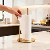 Portarrollos de Papel de Acero Inoxidable para Mesa de Cocina, Encimera, de Pie, sin Taladro, para Baño del Hogar, Portarrollos de Papel Higiénico, Venta al por Mayor