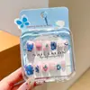 Calcomanías de uñas tridimensionales de dibujos animados para niños parche de uñas para niña pequeña armadura para bebé desmontable impermeable venta al por mayor de uñas