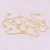 Gancho de Orelha de Aço Inoxidável 316 Gancho para Brincos Não Alergênico Acessórios para Brincos Gancho de Orelha de Ouro Real Material Semi-acabado para Brincos DIY