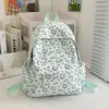 Nova mochila feminina estilosa, doce e artística, fofa, mochila de viagem leve para estudantes do ensino fundamental