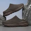Chinelos leves de meia entrada para casal cross-border, sapatos casuais respiráveis de malha masculinos, sapatos versáteis de sola grossa femininos