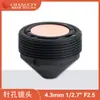 Lente de Alta Definição Sem Distorção Chuang'An Optoelectronics, Megapixel, Lente Micro Pinhole M12 de 4,3 mm 1/2,7"