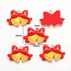 Serie Navideña de Resina DIY Colgante de Papá Noel Regalo Muñeco de Nieve Pulsera Llavero Colgante Decorativo W462