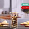 Novo Pote Transparente Selado Resistente a Altas Temperaturas para Exposição de Alimentos e Chá, Pote de Vidro para Grãos, Pote de Armazenamento à Prova de Umidade