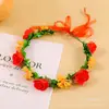 Acessórios de cabelo para noivas estilo coreano anel de cabeça estrela guirlanda de cabeça para fotos de viagem simulação tiara para cabelo de adulto atacado