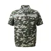 Ropa con Ventilador de Verano Ropa de Enfriamiento Ropa de Aire Acondicionado Ropa de Protección Laboral para Exteriores Ropa de Trabajo Resistente al Desgaste Ropa de Aire Acondicionado de Refrigeración Manga Corta para Hombre