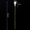 Flor artificial Calla Lotus Taro con tacto PU flor falsa de alta gama comercio exterior Boda Festival decoración del hogar accesorios de fotografía de flores
