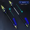 Modelo de arma King, gran motor giratorio telescópico, corazón, colgante de arma de metal completo, juguete de metal para niños