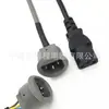 Cable de extensión enchufable línea enchufable conector de clavija C13 a C14 enchufe macho y hembra cable de alimentación enchufable enchufe de computadora