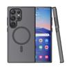 Aplicable Transfronterizo Samsung S26Ultra Funda Magnética para Teléfono Dos en Uno S25 Tacto de Piel Mate S24 Funda Protectora Anti-Caída